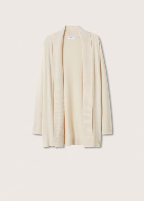 Fine-knit cardigan | MANGO (UK)