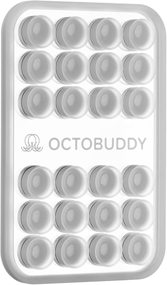 OCTOBUDDY Mirror - OG Suction Cup Phone Mount - Silicone Suction Grip Mobile Holder with Built-in... | Amazon (US)