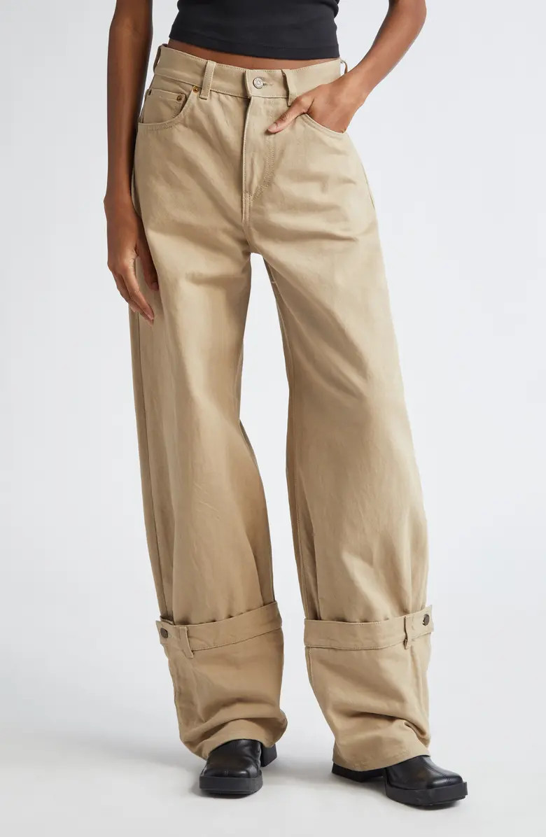 Hurley Bull-Ley Wide Leg Jeans | Nordstrom