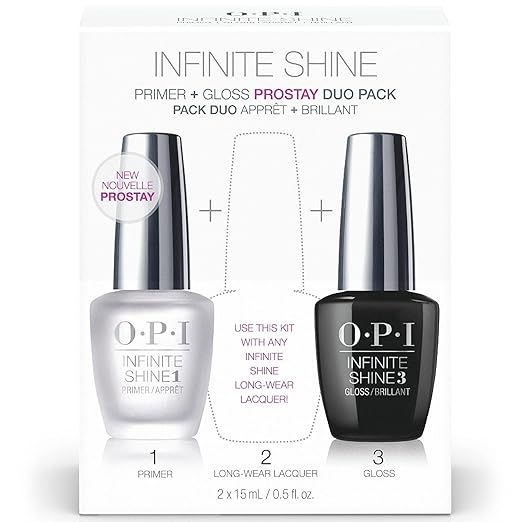 OPI Infinite Shine ProStay Primer and Gloss, Base Coat, Top Coat, 0.5 fl oz | Amazon (US)