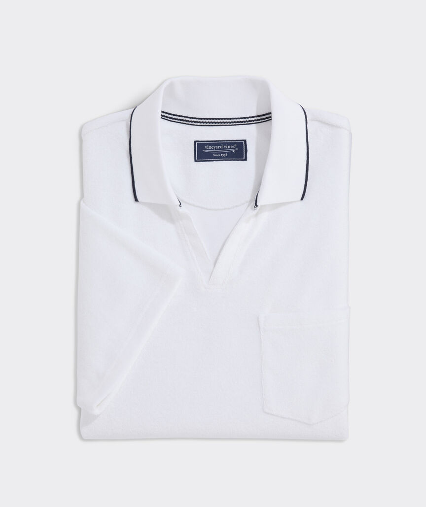 Terry Split Collar Polo | vineyard vines