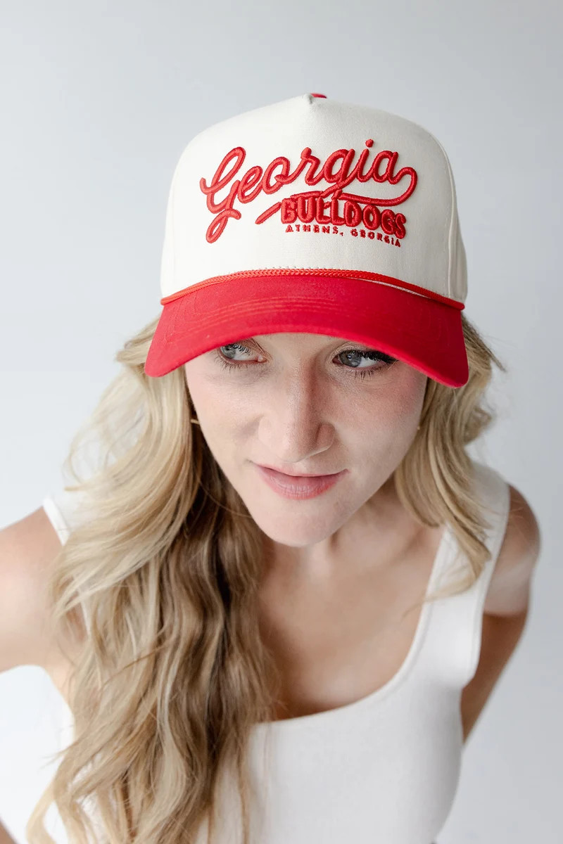 Georgia Clayton Classic 5 Panel Canvas Baseball Hat | Gameday Social