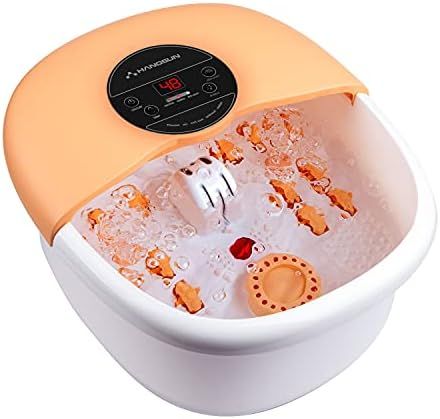 Amazon.com: Hangsun Foot Spa Bath Massager with Heat Bubbles Massage and Jets FM660 Electric Feet... | Amazon (US)