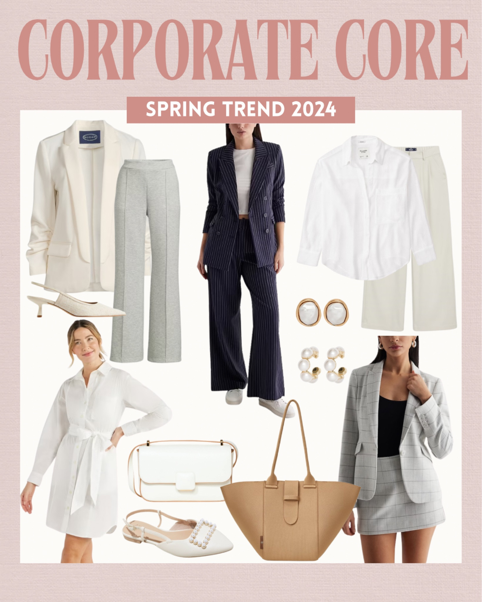 Corporate core trend 

#LTKitbag #LTKworkwear #LTKshoecrush