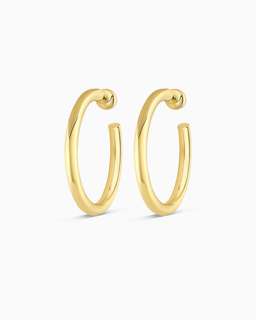Carter Hoops Earring in 18k Gold, Women's by gorjana | Gorjana