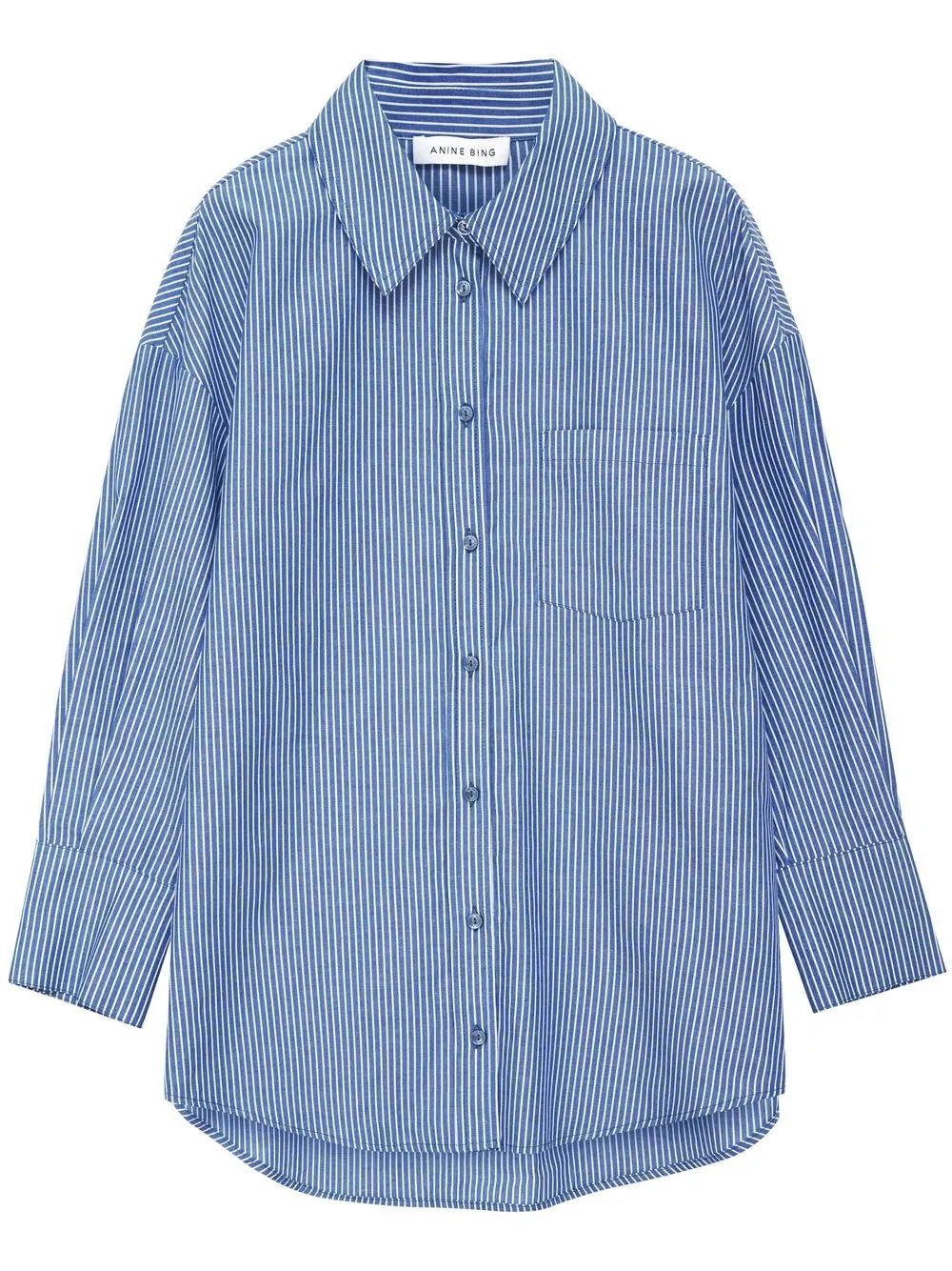 Mika stripe-print shirt | Farfetch Global