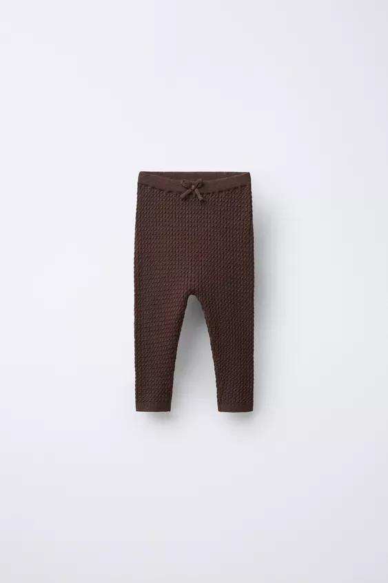 CABLE KNIT LEGGINGS | Zara US