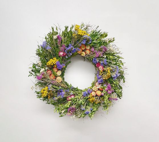 Dried With A Flourish Wreaths | Pottery Barn (US)
