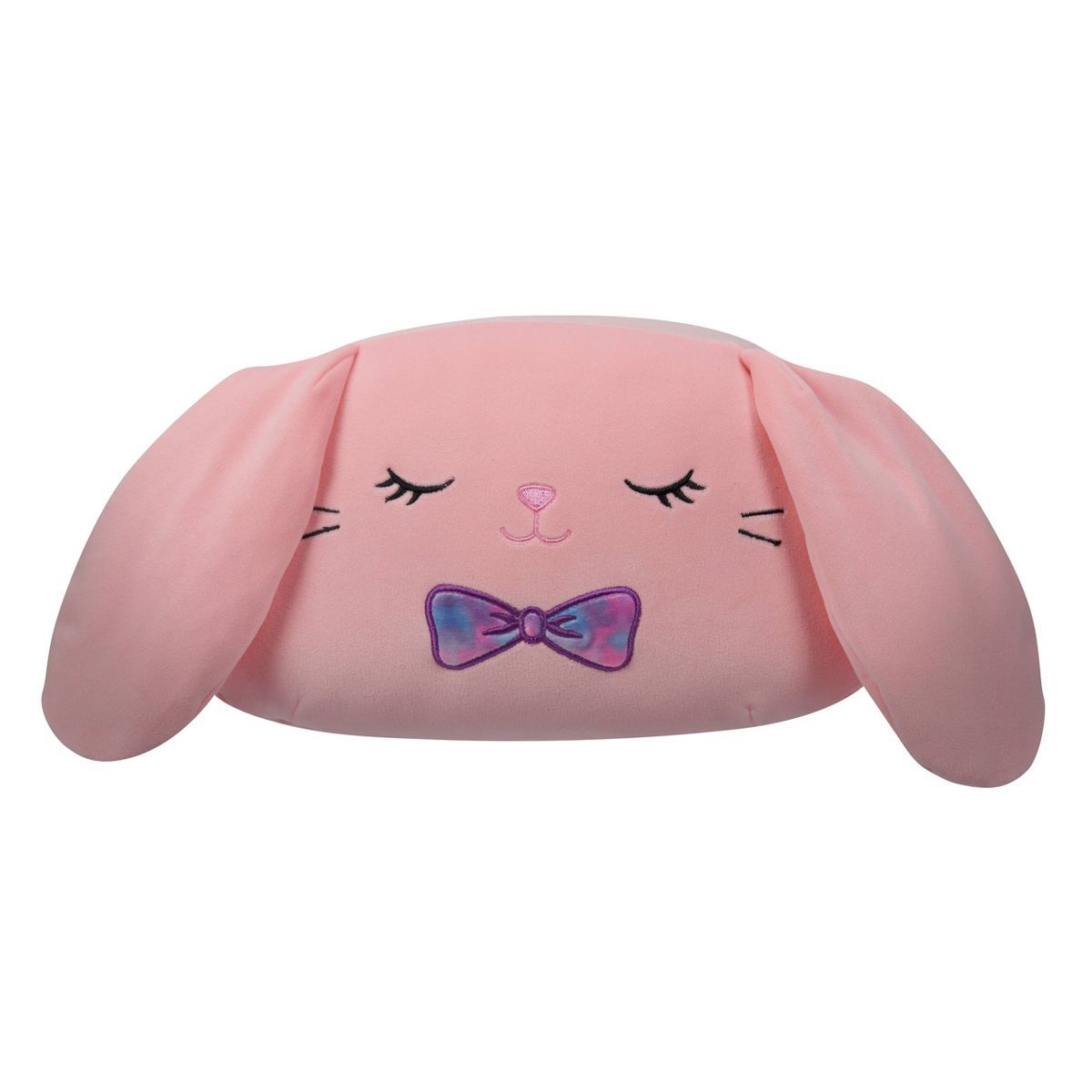 Squishmallows 12" Bop Pink Bunny with Rainbow Ombre Bowtie Medium Stackables Plush | Target