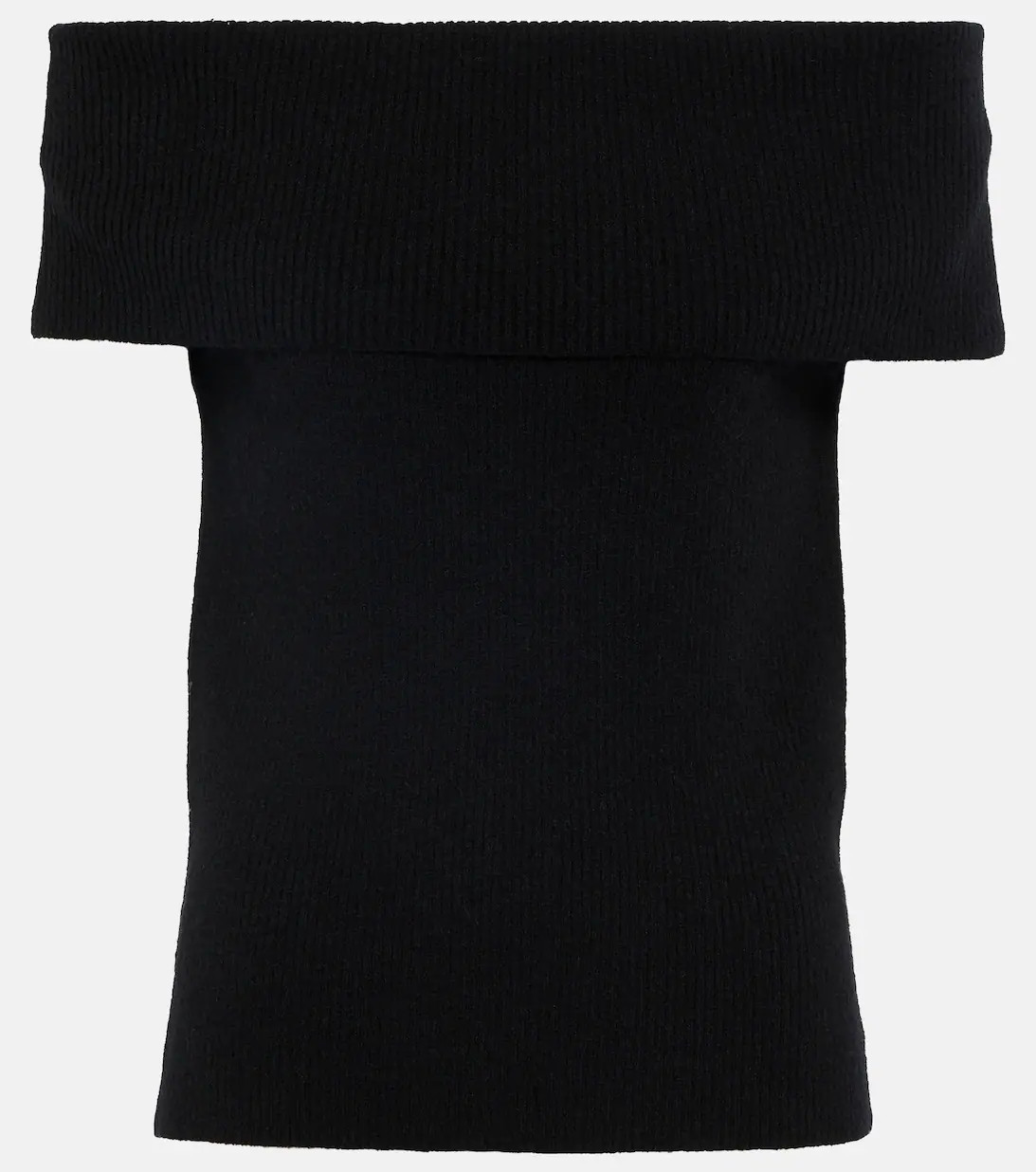 Ribbed-knit off-shoulder top | Mytheresa (INTL)