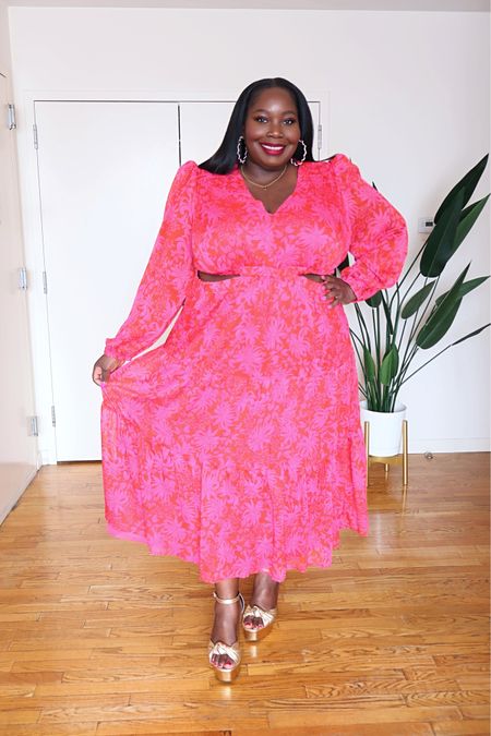 Looking for vacation dresses? I found this beautiful pink
Floral printed maxi dress with side cutouts from @walmartfashion It’s such a pretty dress with a relaxed fit. 

#walmartpartner #walmartfaahion


#LTKover40 #LTKmidsize #LTKplussize