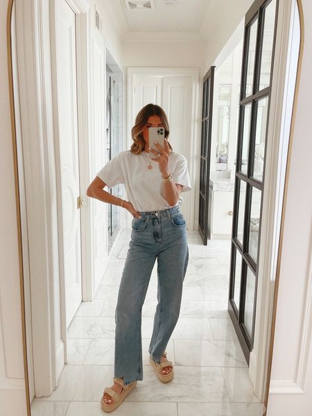 You can never go wrong with jeans and a white tee. These are my favorites. #basics #ootd

#LTKstyletip