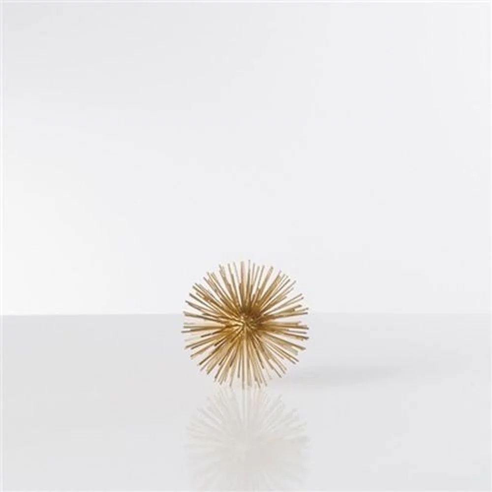 Torre & Tagus Spike Decor Sphere Small - Gold, Metal, 4" x 4" x 4" | Walmart (US)