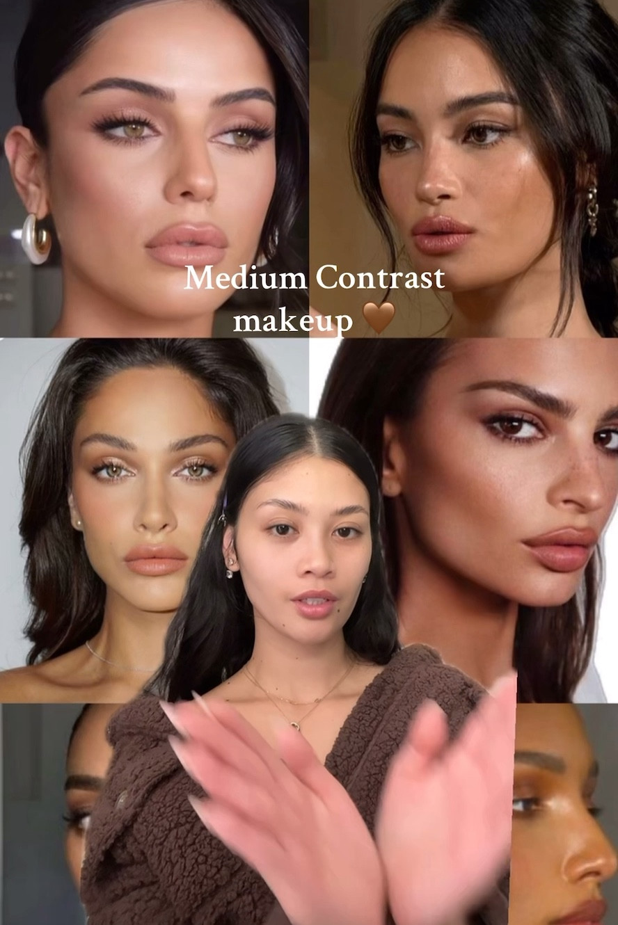 Medium contrast makeup🤎 #makeuptutorial 

#LTKFindsUnder100 #LTKStyleTip #LTKBeauty