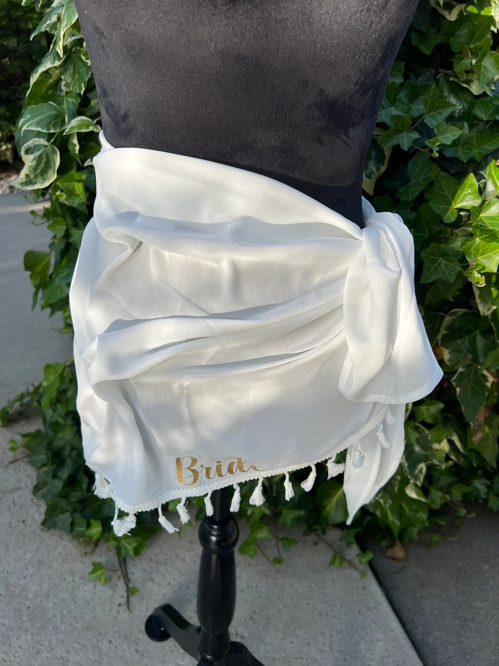 PERSONALIZED Tassel Hem Sarong Cover-Up: Bachelorette, Honeymoon, Bride, Birthday, Party Swimsuit... | Etsy (US)