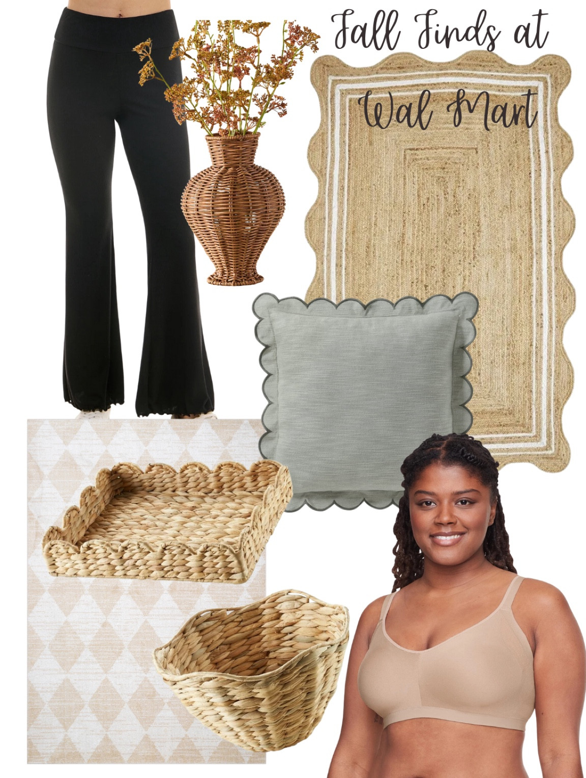 I (bailey) wear an XL on the pants and bra. 