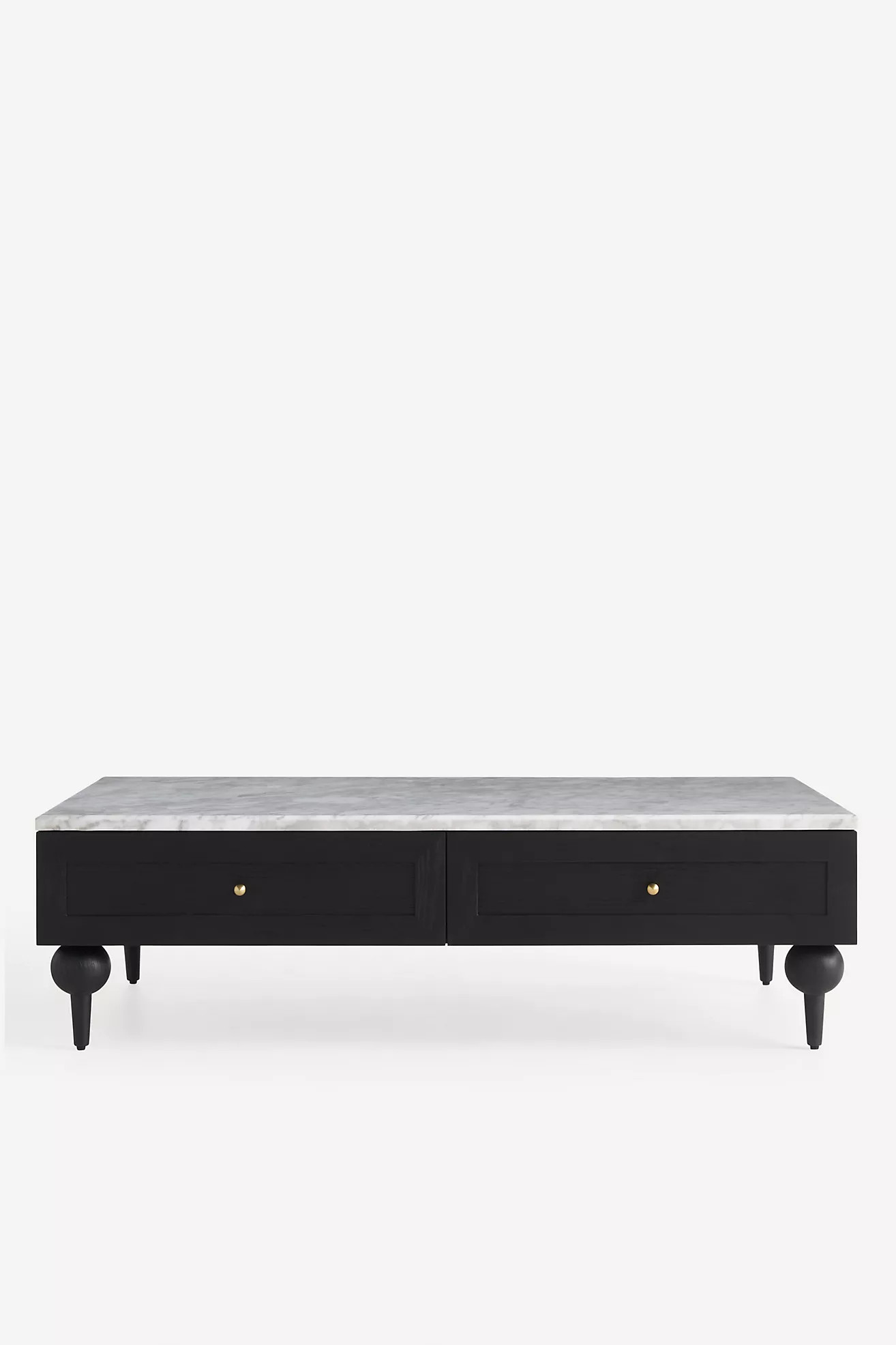 Fern 54" Marble-Top Coffee Table | Anthropologie (US)