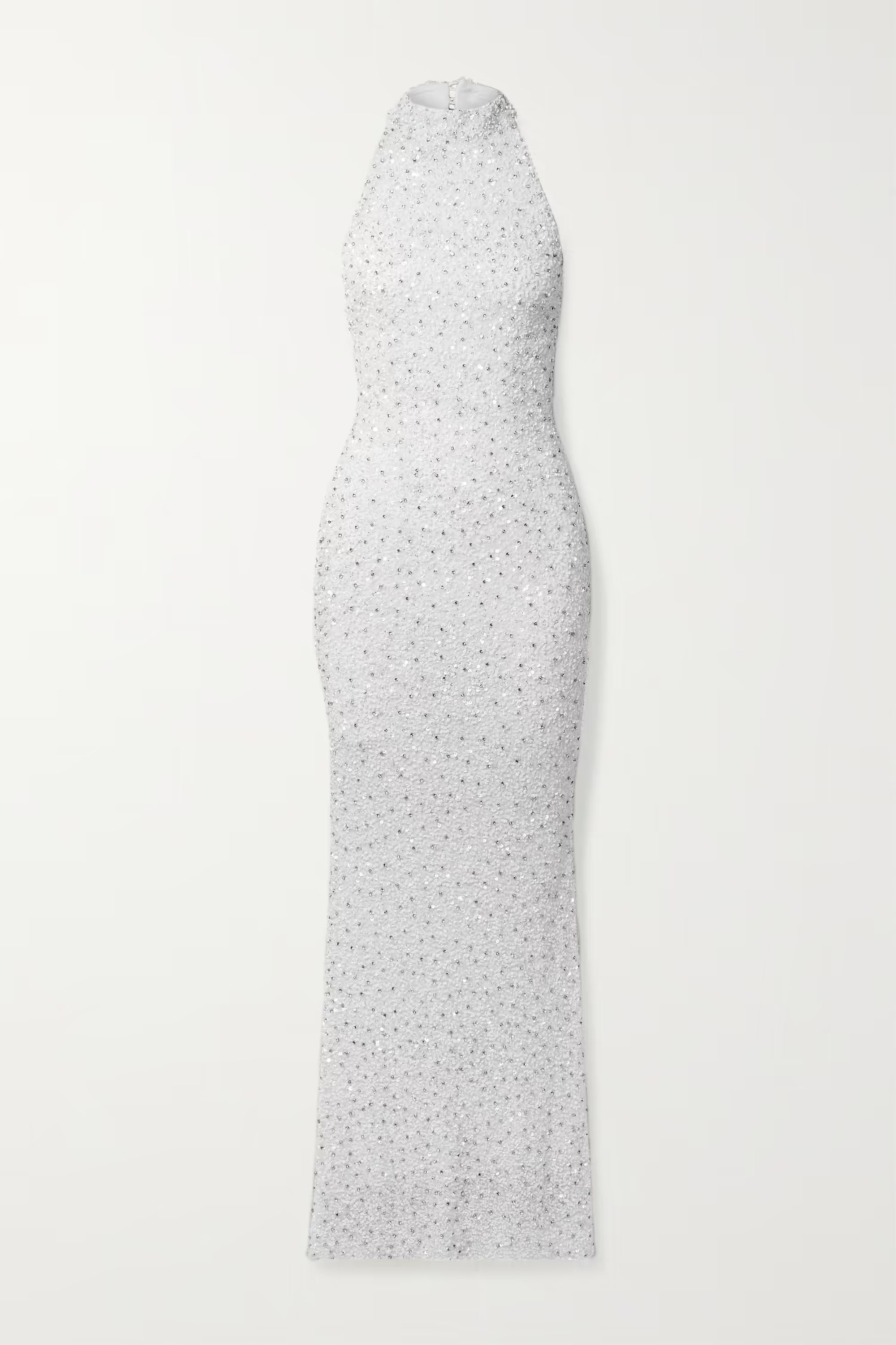 Olivia embellished tulle halterneck gown | NET-A-PORTER (US)