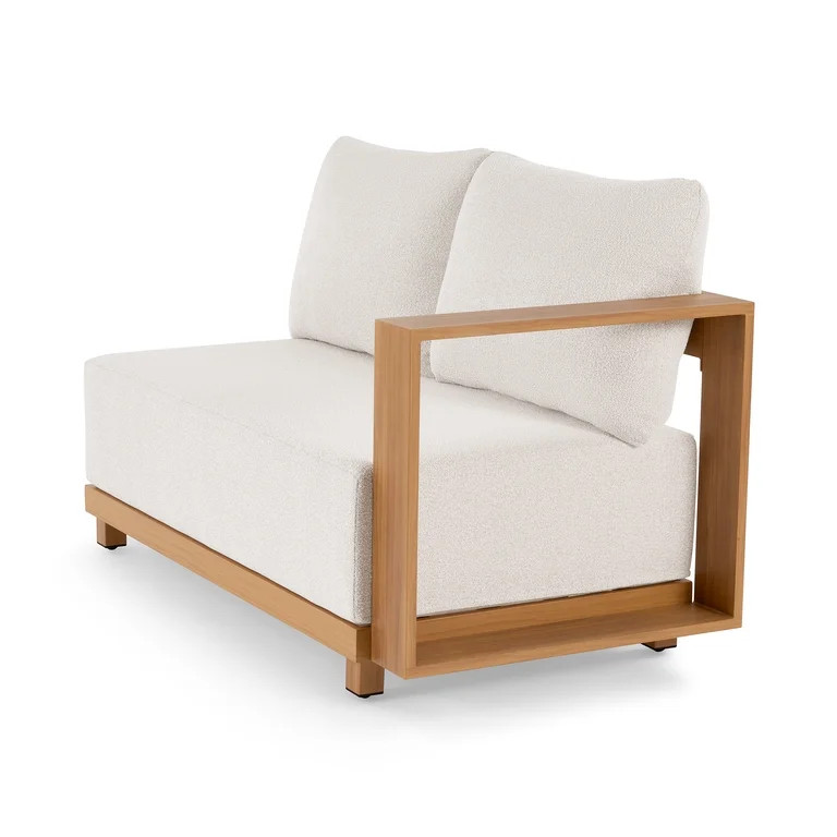 Better Homes & Gardens Juliet Beige Outdoor Loveseat Set with Patio Covers - Walmart.com | Walmart (US)