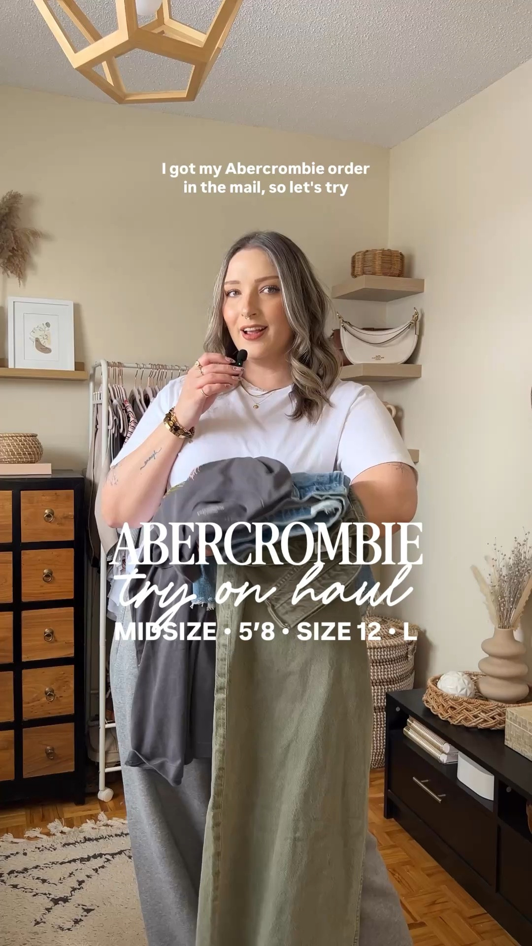 Abercrombie haul! Wearing L in the Fleetwood Mac graphic tee, 32 in the denim shorts, and 32 long in the olive green wide leg jeans (I cut the hem off for my perfect length!)


#LTKstyletip #LTKmidsize #LTKjeans