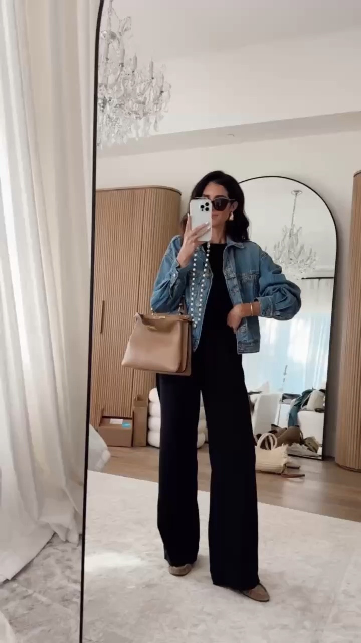 I want to share this super comfortable  outfit from @Target  ! I’m just shy of 5-7” wearing the size XS denim jacket and pants. #stylinbyaylin #monochromoutfit #springstyle

#LTKootd #LTKSeasonal #LTKgrwm