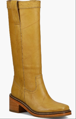 This boot will definitely sell out. On sale now- and the perfect style for wearing with dresses and skirts and shorts this fall.  

 