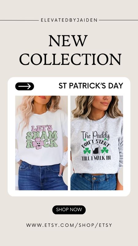 Perfect for St Patrick’s Day!! 🍀 Click below to shop! Follow me for daily finds ✨ 

St Patrick’s Day Shirt • St Patty’s Day Shirt • St Patty’s Day Mom Shirt • St Patrick’s Day Teach Shirt • I Teach The Cutest Clovers In The Patch Shirt • Teacher St Patrick’s Day Tee • Kindergarten Teacher Tee • My Class Is Full Of Lucky Charms • Teacher Shirt • Pinch Me • Lucky Charm • St Patty’s Day • St Patrick’s Day • Kindergarten Shirt • Teacher Shirts • Teacher Gift • Teacher Lucky Shirt • Patrick’s Day Shirt • St Patrick’s Day • Shamrock Shirt • Women’s clothing • Women’s tshirt • Lucky Charms Shirt • Clover Shirt • Four Leaf Clover • Shirts For Teacher • Lucky Mama Shirt • Horse Shoe • One Lucky Teacher • Lucky Teacher • Lucky Mama • Good Luck Charm • Funny Shirt • Funny St Patrick’s Day Shirt • Funny Tee • Women’s Shirt • Women’s St Patrick’s Day Shirt • Women’s Tee • Plaid Shamrock Shirt • Let’s Get Lucked Up Shirt • Funny St Patrick’s Day Shirt • Feeling Lucky Shirt • Lucky Lucky Lucky Shirt • Starbucks Shirt • St Patrick’s Coffee Shirt • Cute Coffee Cup • Irish Shirt • Green St Patrick’s • Latte Shirt • St Pattys • Lucky Latte • Lucky A Latte Shirt • Shamrock Clover Shirt • Thick Thighs Lucky Vibes Shirt • Thick Thighs Shirt • Thick Thighs Lucky Vibes • Shenanigans • Here For The Shenanigans • Irish • Irish Shirt • Irish T shirt • Irish Sweatshirt • Shake Your Shamrocks • Shamrocks Shirts • Shake Your Shamrocks Shirt • Irish Lass • Irish Lass Full Of Sass • I Love Her Shamrocks • St Paddy’s Day • St Patty’s Day • Kiss Me I’m Irish • Kiss Me I’m Irish Sweater • Kiss Me I’m Irish Sweatshirt • Irish Sweatshirt • women’s sweatshirts • men’s sweatshirts • sweatshirt • sweatshirt outfit • sweatshirt outfit ideas • sweatshirt and jeans outfit • sweatshirt embroidery • st Patrick’s day • st Patrick’s day nails • st Patrick’s day decor • st Patrick’s day outfits • st Patrick’s day crafts for kids • st Pattys day outfits 

#LTKSeasonal #LTKSale #LTKFind #LTKFestival #LTKU #LTKunder50 #LTKstyletip #LTKsalealert #LTKworkwear #LTKcurves #LTKeurope #LTKfamily #LTKfit #LTKbump #LTKmens