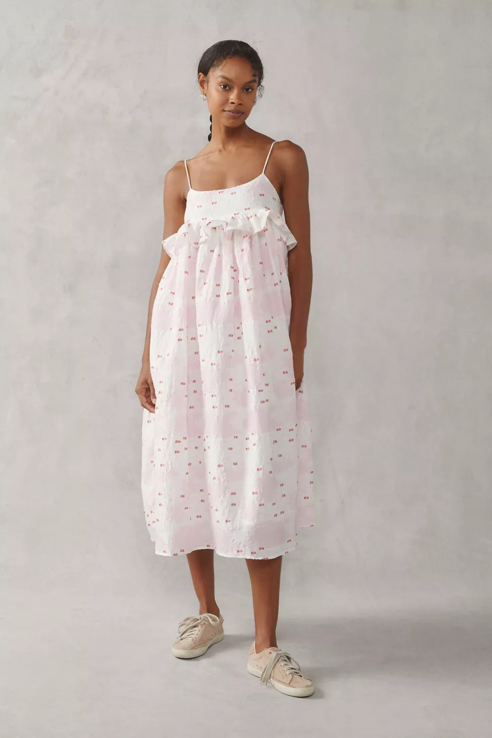 Sister Jane Dream Venus Floral Jacquard Midi Dress | Urban Outfitters (US and RoW)