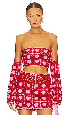 Heart Crop Top
                    
                    Alix Pinho | Revolve Clothing (Global)