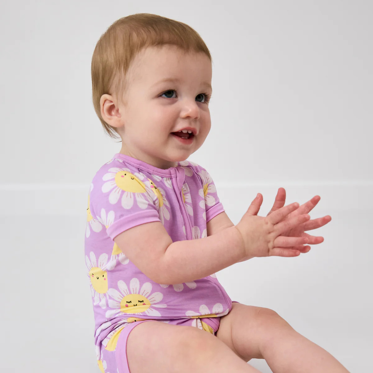 Flower Power Shorty Zippy | Little Sleepies