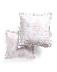 28x28 2pk Toile Patterned Euro Pillows | Bed & Bath | Marshalls | Marshalls