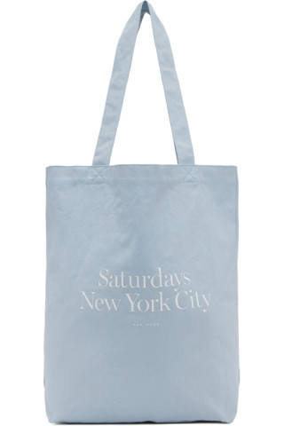 Saturdays NYC - Blue Miller Standard Tote | SSENSE