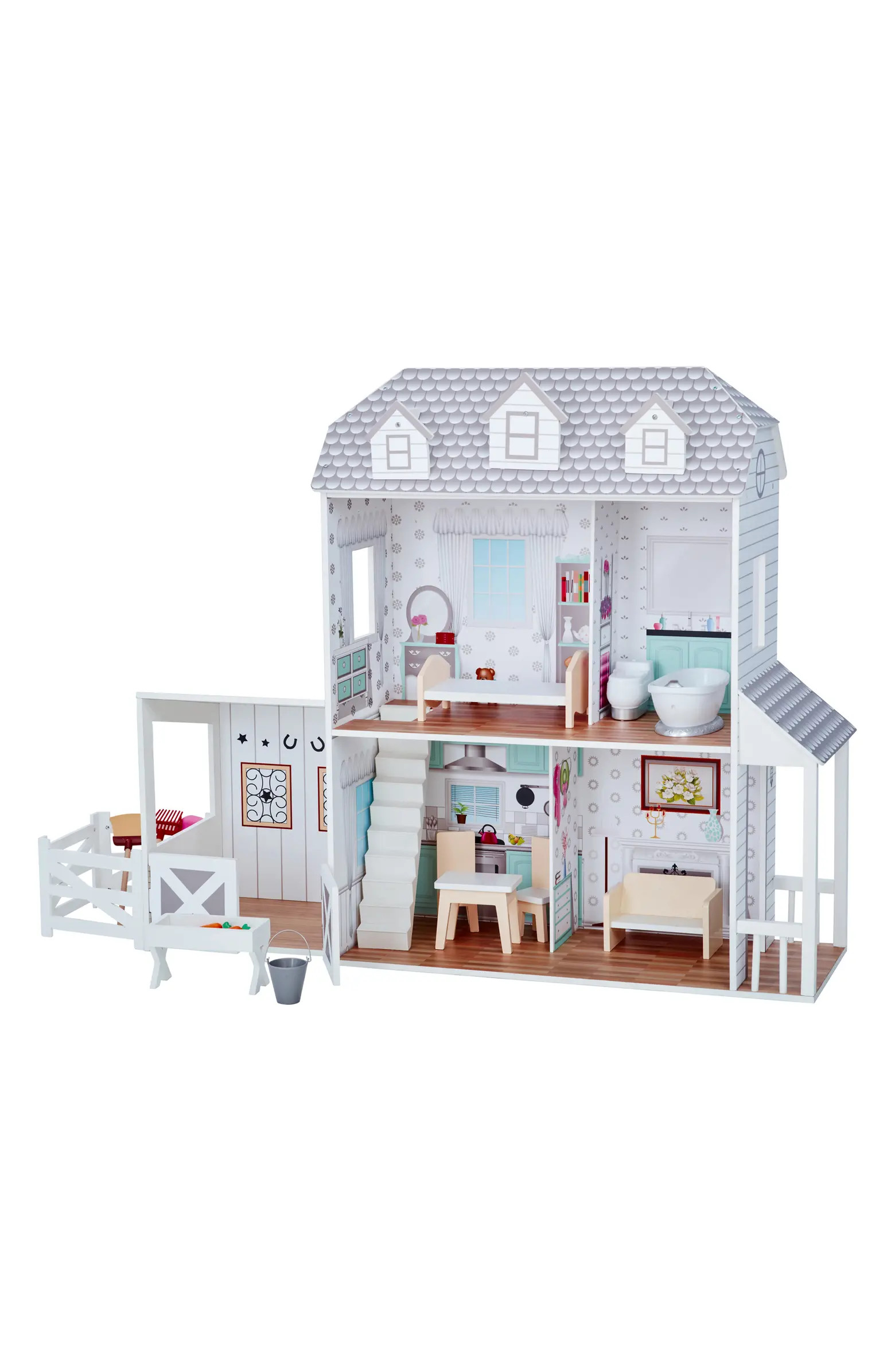 OLIVIA'S LITTLE WORLD Little World Dreamland Farm Dollhouse & Accessories Set | Nordstrom