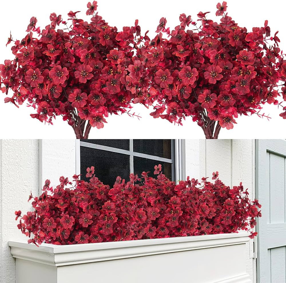 RECUTMS 12 Bundles Realistic Artificial Plants Fake Mums Fall Flowers | Amazon (CA)