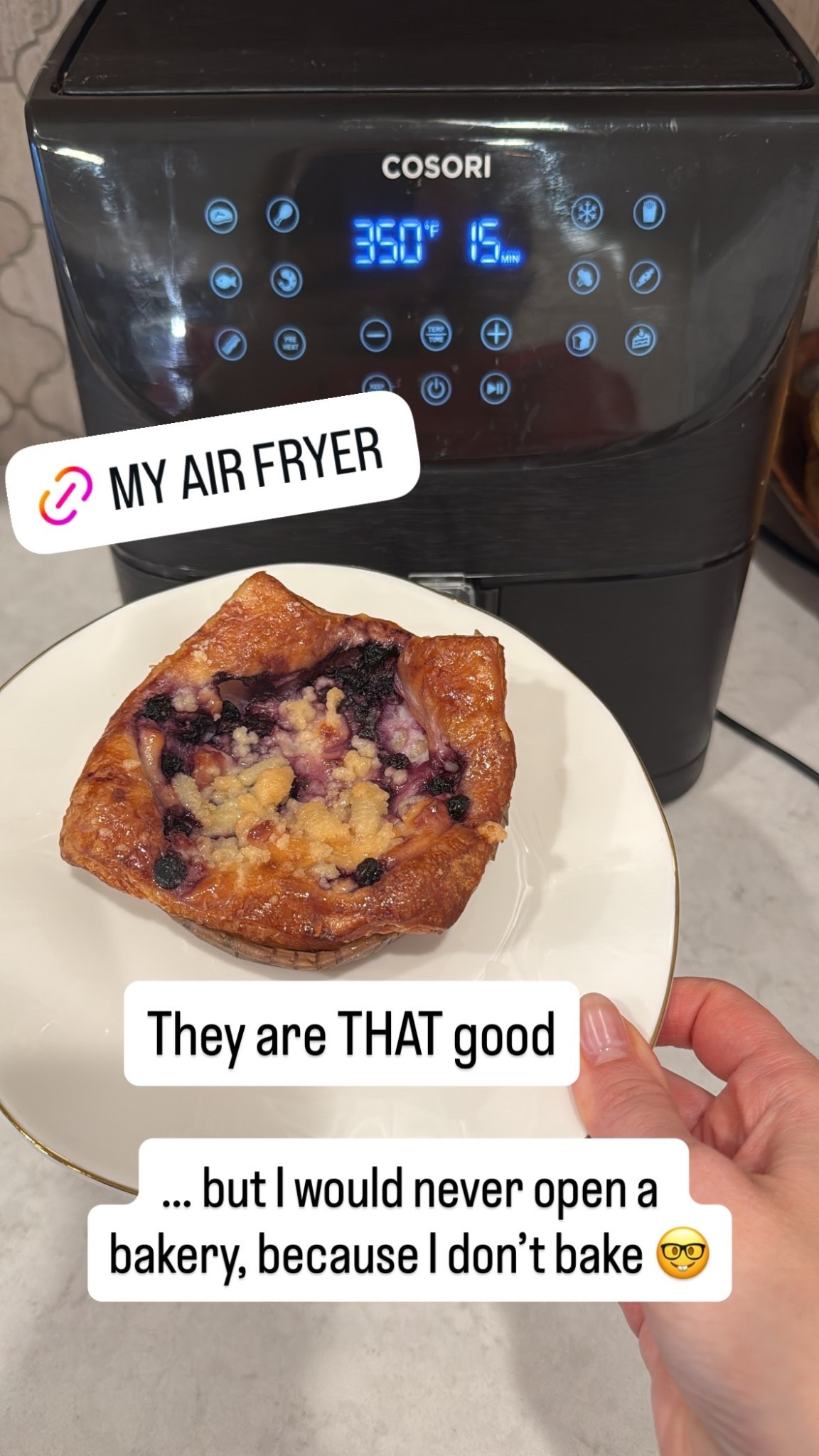 They are THAT good … but I would never open a bakery, because I don’t bake 🤓