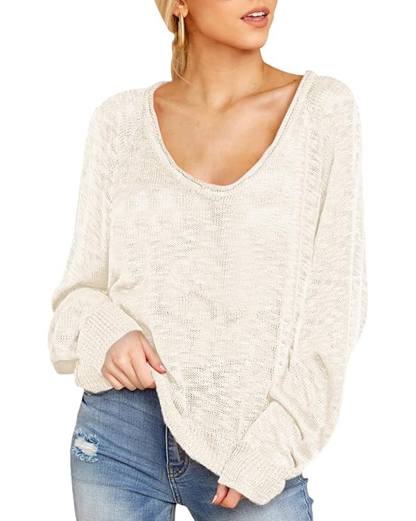 COCOLEGGINGS Women's Scoop Neck Long Sleeve Star Pullover Sweater Tunic Tops | Amazon (US)