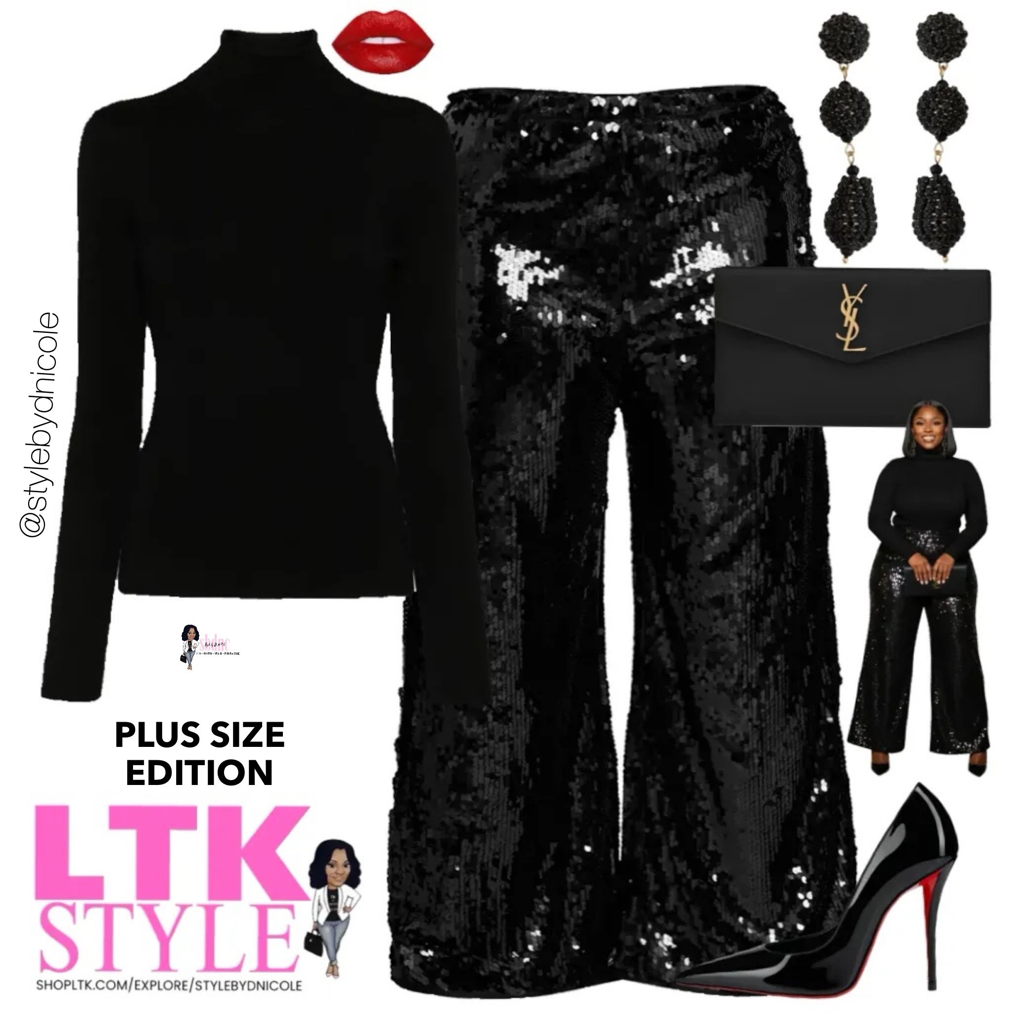 I love to see a plus girl shimmer all night in fabulousity! 

Available in sizes 1XL-4XL 

#LTKootd #LTKHoliday #LTKPlusSize