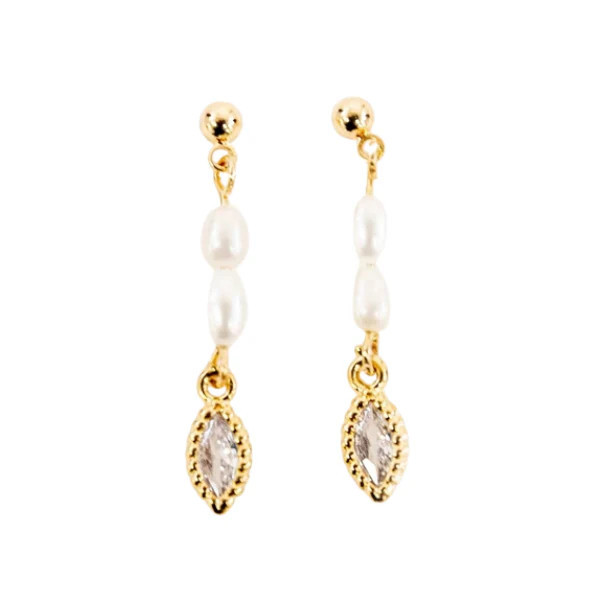 Jai Pearl Statement Earrings | EB and Co.