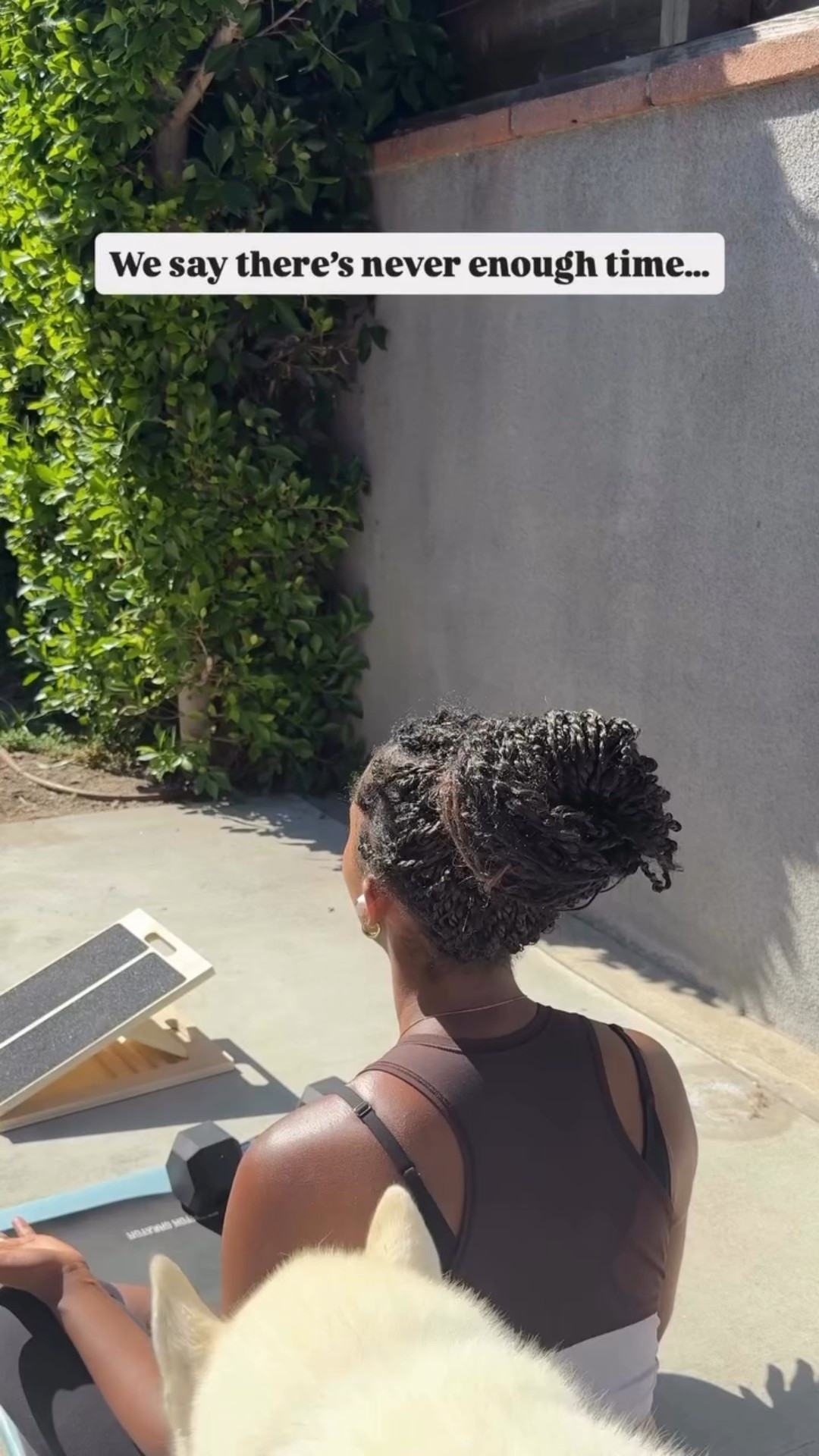 This top from on sports is perfect for high impact exercise, but soft enough for low-key movement like meditation in the yard. I’m wearing a size small.

#LTKActive