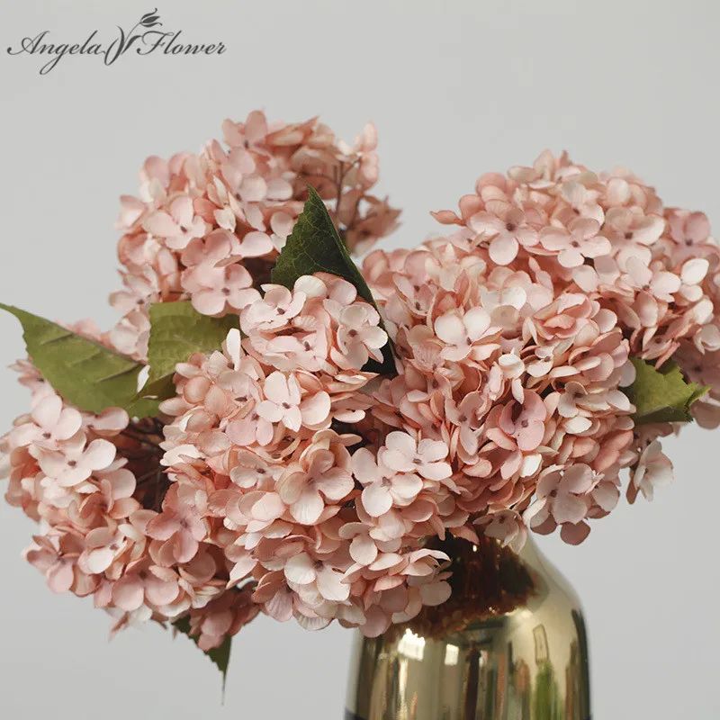 2.25€ 21% de réduction|Style européen automne hortensia fleurs fleurs artificielles Bouquet p... | Aliexpress EU