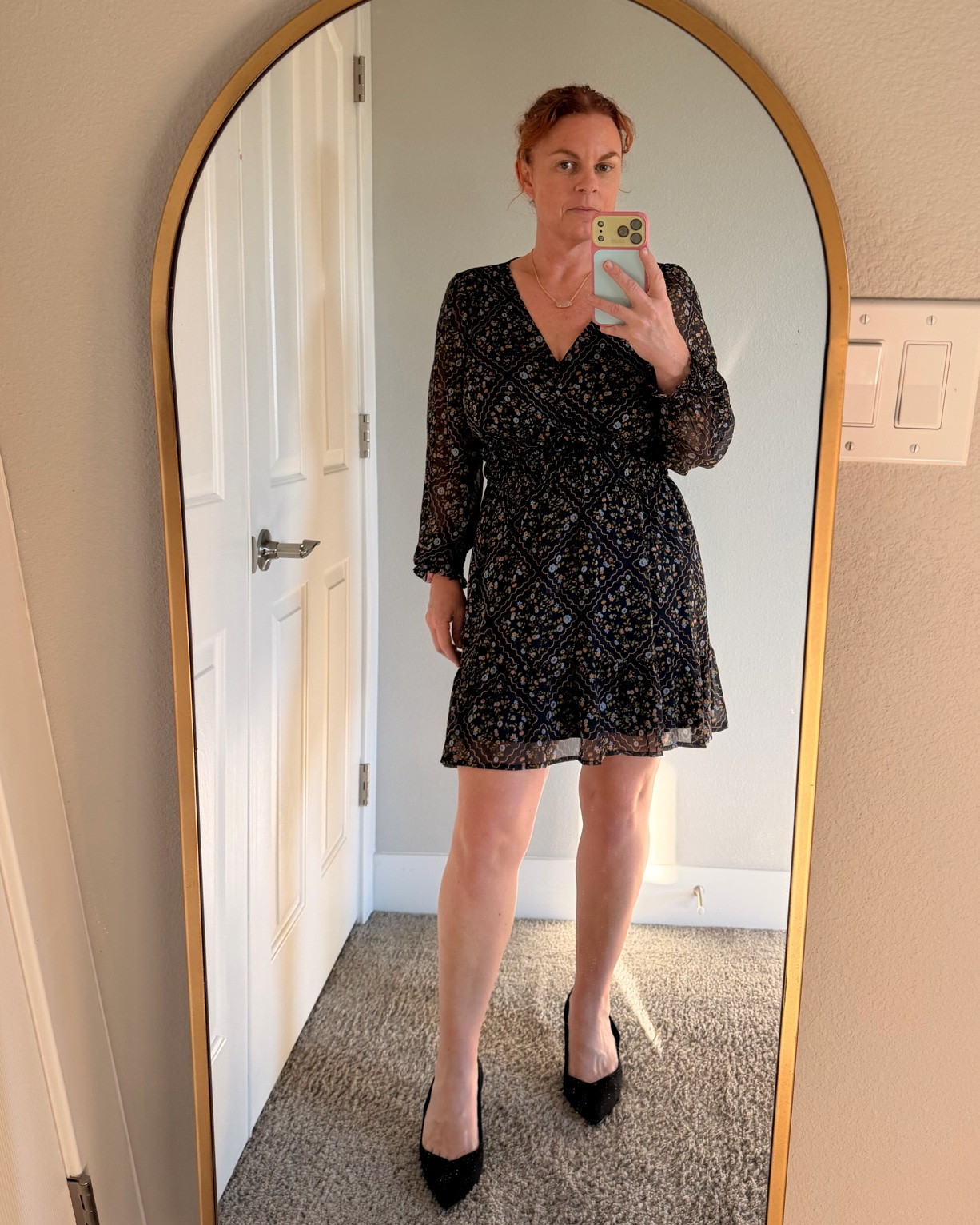 A little non-running outfit moment 🖤

This LC Lauren Conrad dress from Kohl’s is so flattering! I love the shirred waist, floaty sleeves and dark floral print—it’s an easy choice for date night, dinner or a fall event.

Kohl’s calls it a midi dress, but for reference, I’m 5’5” and it falls above my knee. I paired it with simple black heels and linked my exact dress!

#LTKStyleTip #LTKSeasonal #KohlsFinds #LaurenConrad #FallDress #Over40Style

#LTKootd #LTKOver40 #LTKmomlife