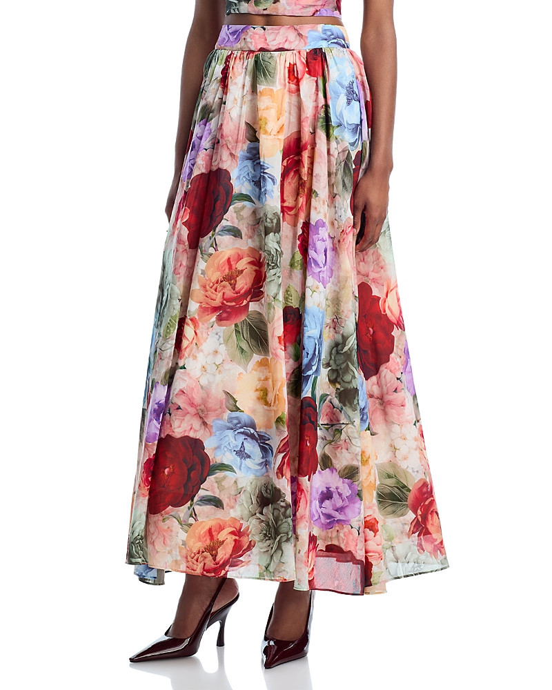Alice and Olivia Nilda Floral Print Skirt | Bloomingdale's (US)