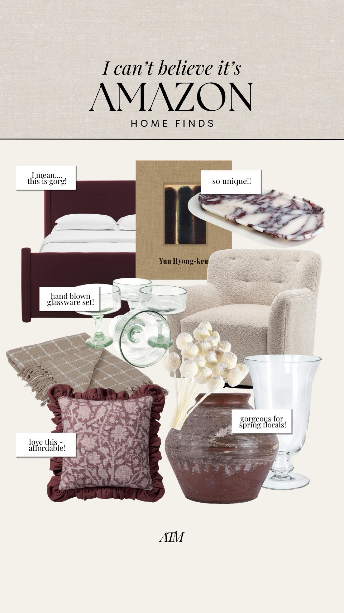 Amazon Home finds + faves!

amazon finds, amazon home, amazon accent chair, boucle accent chair, budget friendly home finds, affordable home finds, decor pillow, floral pillow, vase, loloi

#LTKHome #LTKStyleTip #LTKSeasonal