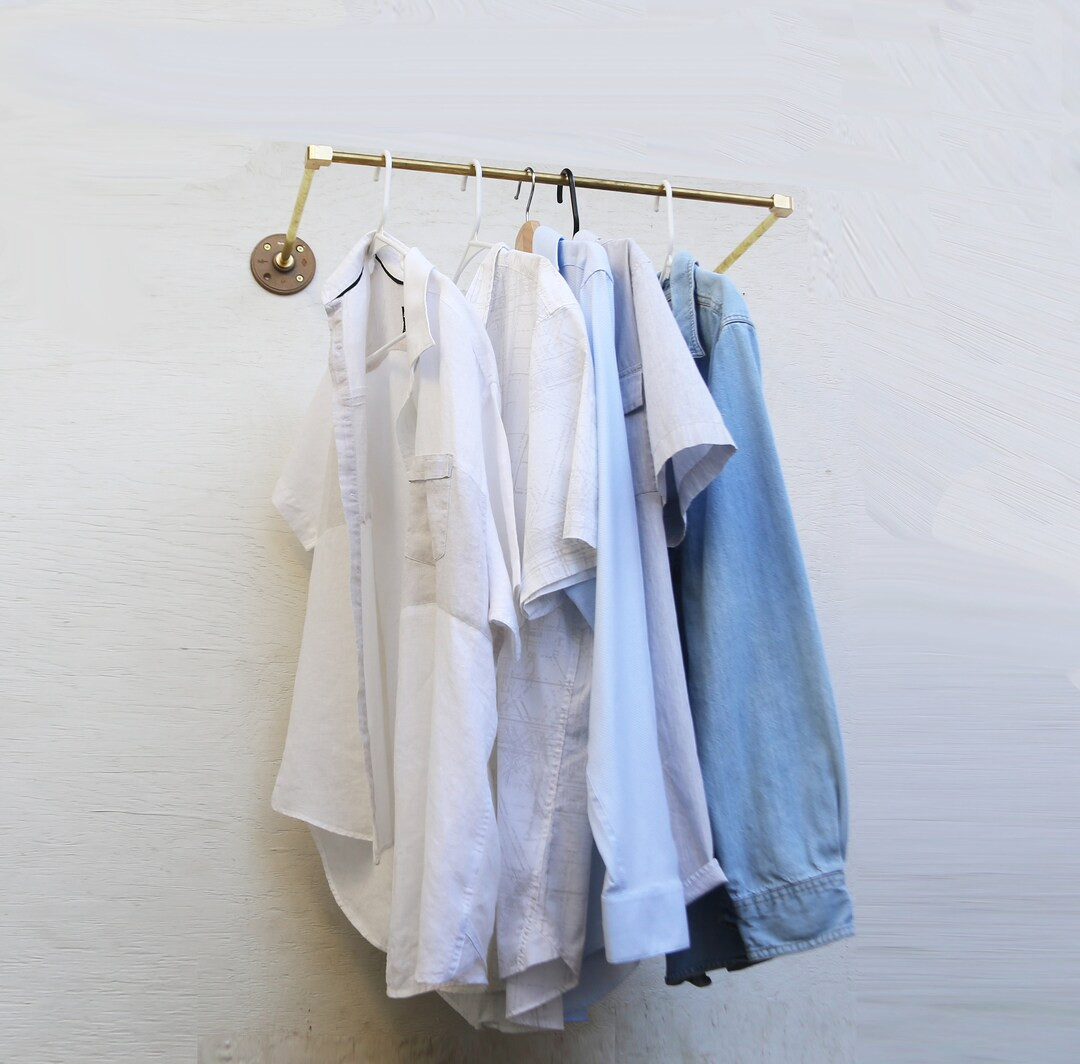 Industrial Pipe Clothing Rack, Industrial Laundry Room Drying Clothing Rack | Etsy (US)