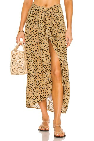 Vix Swimwear Ruffle Pareo Skirt in Lassi from Revolve.com | Revolve Clothing (Global)