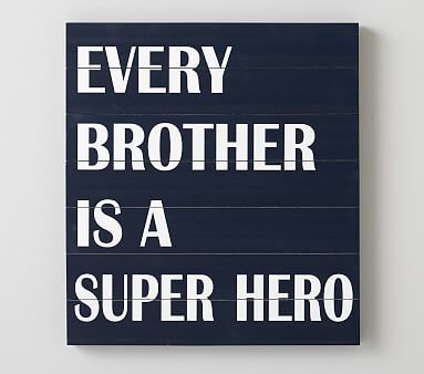 Every Brother is a Super Hero Art | Pottery Barn Kids