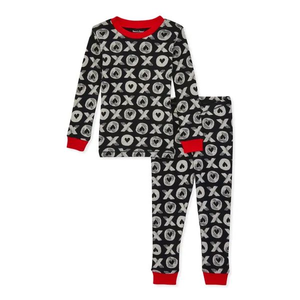 Sending Hugs & Kisses Organic Cotton Pajamas - 5 Toddler | Burts Bees Baby