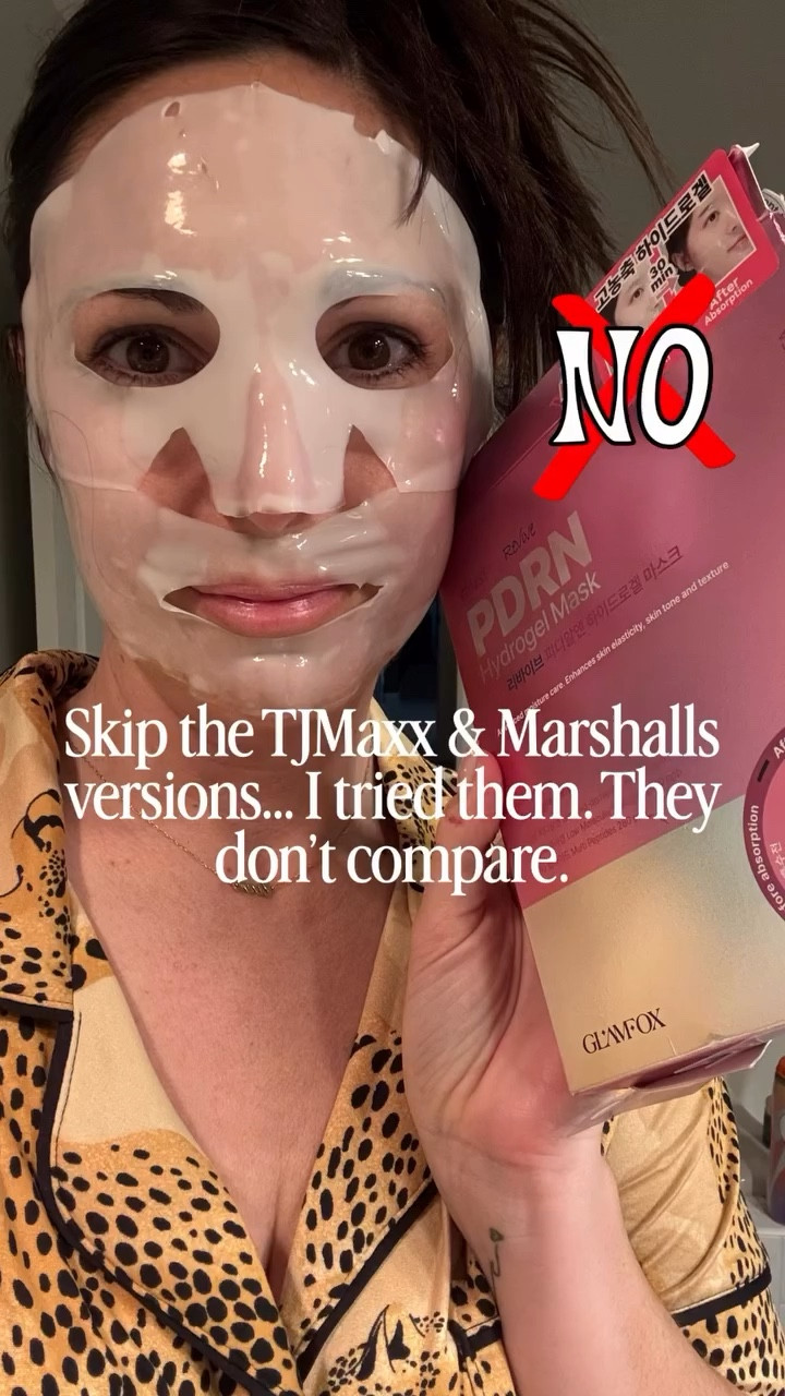 Comment SHOP for the links! I tried the discount versions at TJMaxx & Marshalls… and honestly they just don’t compare.

As a buyer, I always look for quality vs price, and sometimes the “deal” ends up costing more when the product just doesn’t perform.

This PDRN mask actually feels different — better hydration, better fit, better glow. If you’re going to spend the time masking, make it worth it.

Follow me for honest reviews before you buy 💬

#skincareover40 #skincaretips #beautyfinds #honestreview #beautybuyer affordableluxury skincareobsessed amazonbeauty glowingskin pdrn sheetmask reel explore @christina_with_love_

https://liketk.it/5VXTu