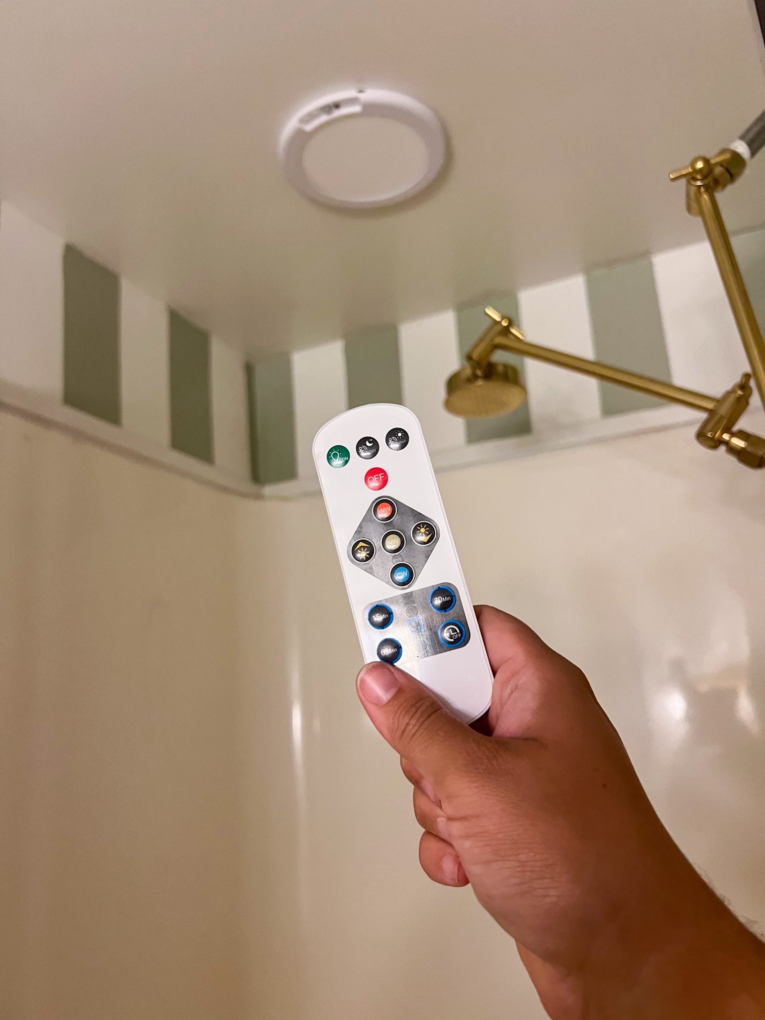 This light brings in the extra cozy to this small bathroom. Perfect for our rental! #amazonhomefind #rentalfind

#LTKHome #LTKFindsUnder50 #LTKSaleAlert