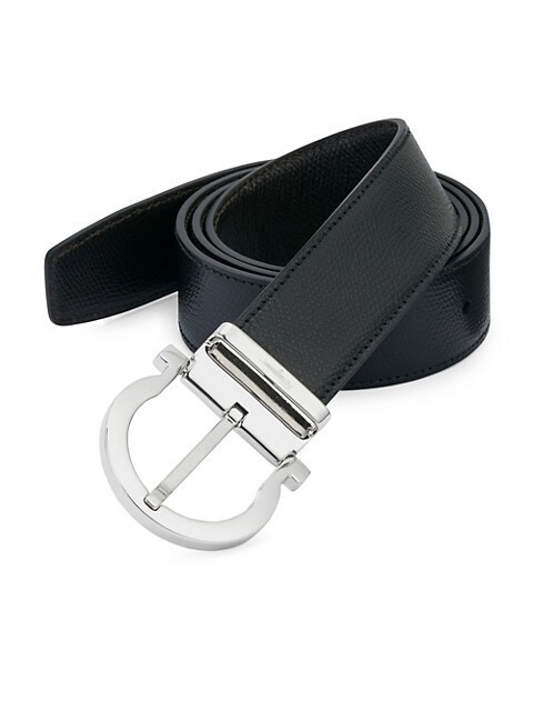 Salvatore Ferragamo Adjustable &amp; Reversible Gancio Buckle Belt | Saks Fifth Avenue